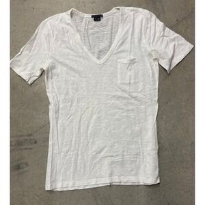 Theory White Short Sleeve Tee